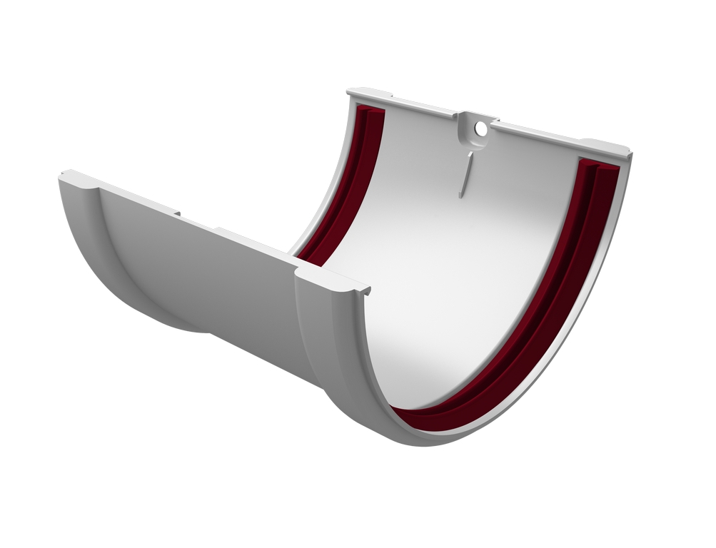 Соединитель желобов ПВХ 609 | Сталь Сервис