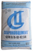 Цемент Себряковцемент М500 ЦЕМ II/А-Ш 42.5 Н 50 кг